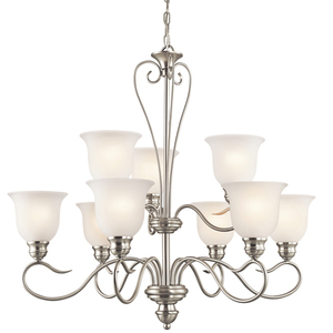 KK42907NI Tanglewood Mid Sized Chandelier Chandelier - Brushed Nickel