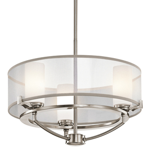 KK42923CLP Saldana Mini Chandelier - Classic Pewter