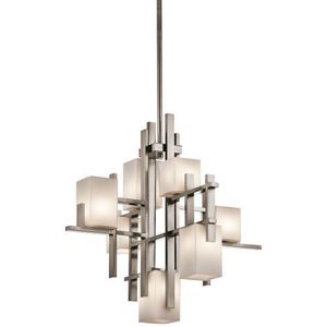 KK42940CLP City Lights Mini Chandelier - Classic Pewter