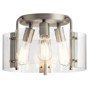 KK42954NI Thoreau Semi Flush Mount Ceiling Light - Brushed Nickel