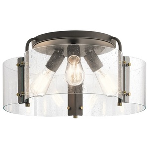 KK42955OZ Thoreau Semi Flush Mount Ceiling Light - Olde Bronze