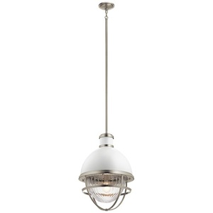 KK43012NI Tollis Down Light Pendant Light - Brushed Nickel