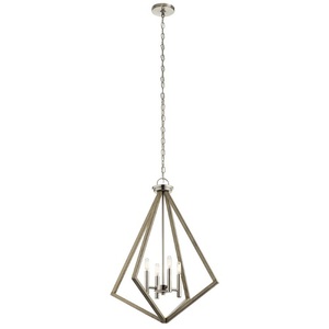 KK43034DAG Deryn Entrance / Foyer Pendant Light - Distressed Antique Gray