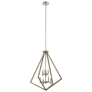 KK43036DAG Deryn Entrance / Foyer Pendant Light - Distressed Antique Gray