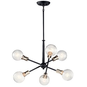 KK43095BK Armstrong Mini Chandelier - Black