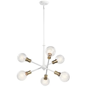 KK43095WH Armstrong Mini Chandelier - White