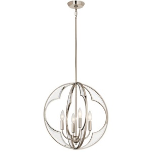 KK43096PN Montavello Entrance / Foyer Pendant Light - Polished Nickel