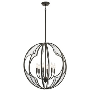 KK43097OZ Montavello Entrance / Foyer Pendant Light - Olde Bronze