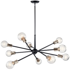 KK43119BK Armstrong Entrance / Foyer Pendant Light - Black