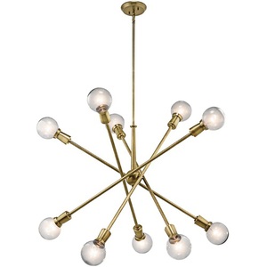 KK43119NBR Armstrong Entrance / Foyer Pendant Light - Natural Brass