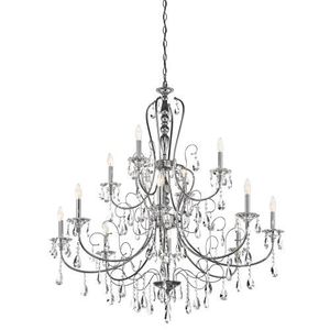 KK43124CH Jules Large Foyer Chandelier Chandelier - Chrome