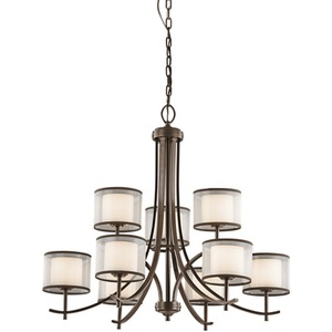 KK43150MIZ Tallie Mid Sized Chandelier Chandelier - Mission Bronze