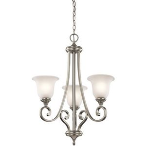 KK43155NI Monroe Mini Chandelier - Brushed Nickel