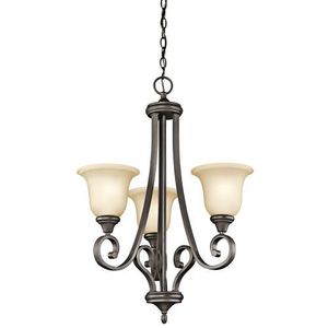 KK43155OZ Monroe Mini Chandelier - Olde Bronze