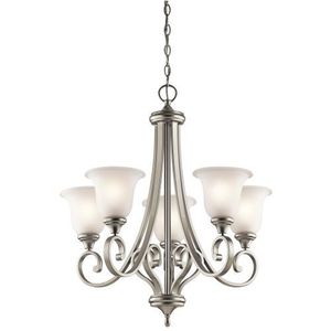 KK43156NI Monroe Mid Sized Chandelier Chandelier - Brushed Nickel