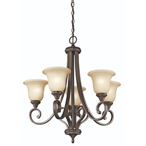 KK43156OZ Monroe Mid Sized Chandelier Chandelier - Olde Bronze