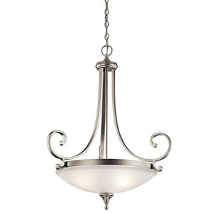 KK43164NIL18 Monroe Up Light Pendant Light - Brushed Nickel