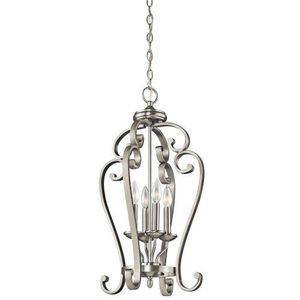 KK43165NI Monroe Entrance / Foyer Pendant Light - Brushed Nickel