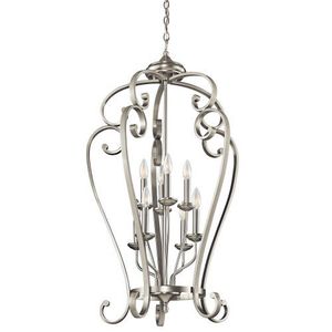 KK43166NI Monroe Entrance / Foyer Pendant Light - Brushed Nickel