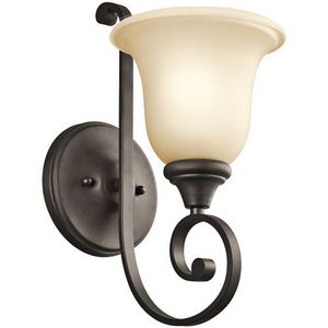 KK43170OZ Monroe 1 Bulb Wall Sconce - Olde Bronze