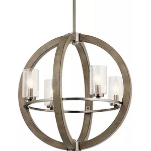 KK43185DAG Grand Bank Mini Chandelier - Distressed Antique Gray