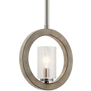 KK43189DAG Grand Bank Mini-Pendant Pendant Light - Distressed Antique Gray