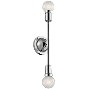 KK43195CH Armstrong Multi Bulb Wall Sconce - Chrome