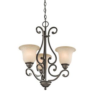 KK43223OZ Camerena Mini Chandelier - Olde Bronze