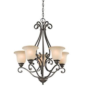 KK43224OZ Camerena Mid Sized Chandelier Chandelier - Olde Bronze