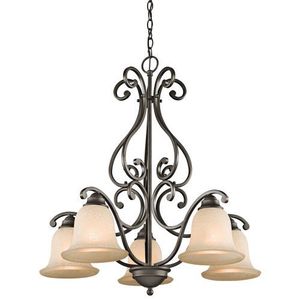 KK43225OZ Camerena Mid Sized Chandelier Chandelier - Olde Bronze