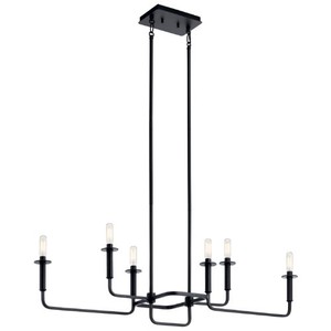 KK43362BK Alden Linear Pendant Pendant Light - Black