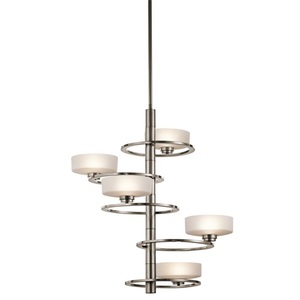 KK43366CLP Aleeka Mid Sized Chandelier Chandelier - Classic Pewter