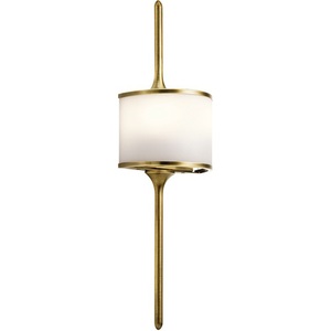 KK43375NBR Mona Multi Bulb Wall Sconce - Natural Brass