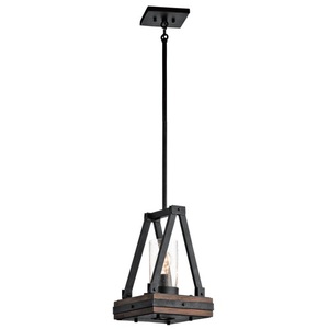 KK43435AUB Colerne Down Light Pendant Light - Auburn Stained Finish