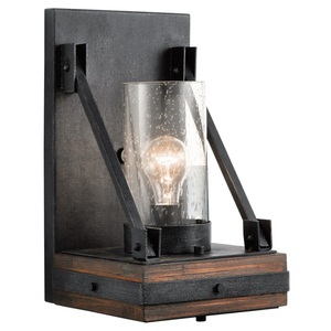 KK43436AUB Colerne 1 Bulb Wall Sconce - Auburn Stained Finish