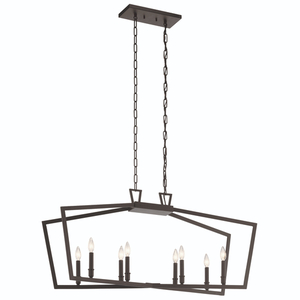 KK43494BK Abbotswell Linear Pendant Pendant Light - Black