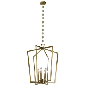 KK43495NBR Abbotswell Entrance / Foyer Pendant Light - Natural Brass