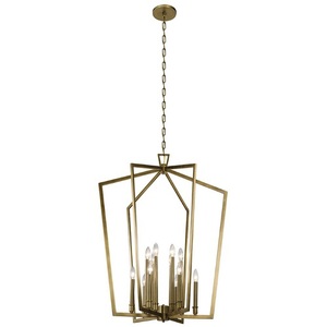 KK43496NBR Abbotswell Entrance / Foyer Pendant Light - Natural Brass