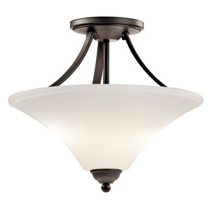 KK43512OZL18 Keiran Semi Flush Mount Ceiling Light - Olde Bronze