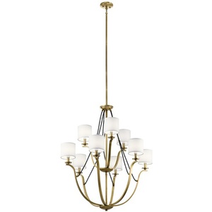 KK43534NBR Thisbe Large Foyer Chandelier Chandelier - Natural Brass