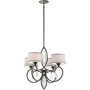 KK43565OZ Casilda Mid Sized Chandelier Chandelier - Olde Bronze