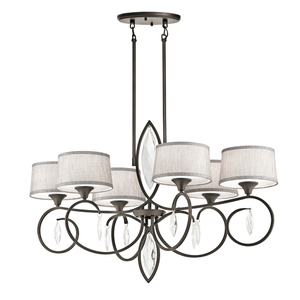 KK43569OZ Casilda Mini Chandelier - Olde Bronze