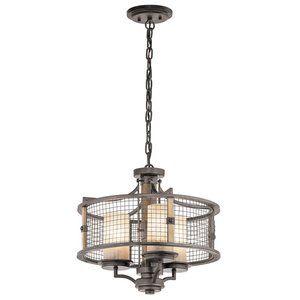 KK43581AVI Ahrendale Entrance / Foyer Pendant Light - Anvil Iron