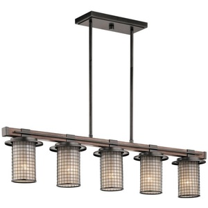 KK43590AVI Ahrendale Linear Pendant Pendant Light - Anvil Iron