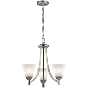 KK43630NI Serena Mini Chandelier - Brushed Nickel