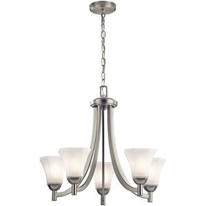 KK43631NI Serena Mid Sized Chandelier Chandelier - Brushed Nickel