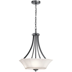 KK43635BK Serena Up Light Pendant Light - Black