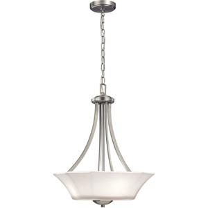 KK43635NI Serena Up Light Pendant Light - Brushed Nickel