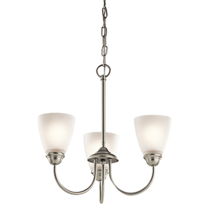 KK43637NI Jolie Mini Chandelier - Brushed Nickel