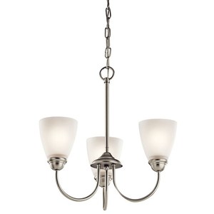 KK43637NIL18 Jolie Mid Sized Chandelier Chandelier - Brushed Nickel